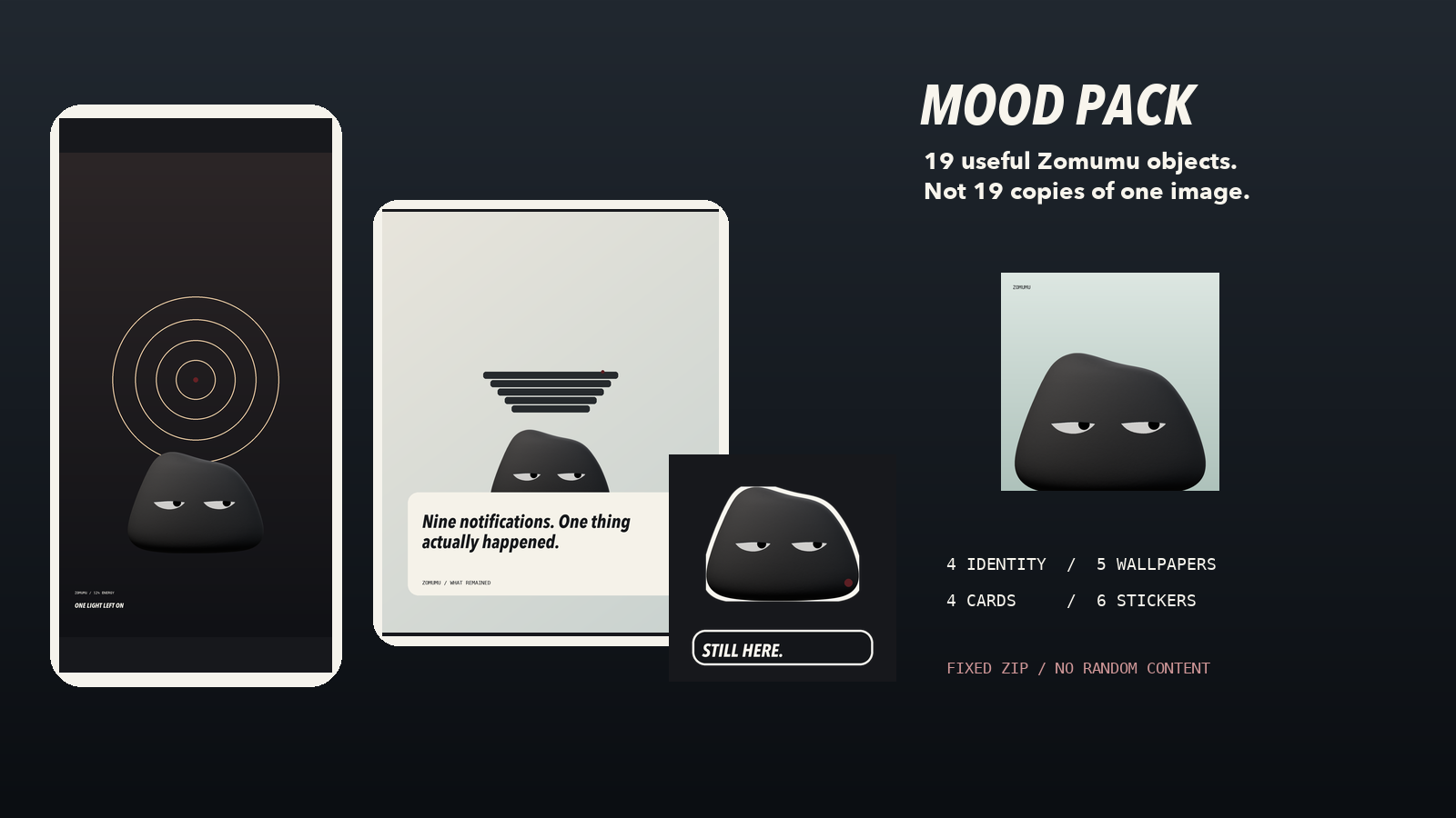 Zomumu Character Pack